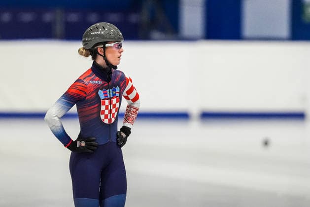 2026-02-04 - Milano Cortina 2026 Winter Olympics MILAN, ITALY - FEBRUARY 4: Katarina Buric of Croatia during a training before the Milano Cortina 2026 Winter Olympics at the Milano Ice Skating Arena on February 4, 2026 in Milan, Italy Milan Milano Ice Skating Arena Italy Content not available for redistribution in The Netherlands directly or indirectly through any third parties. Copyright: xAndrexWeeningx