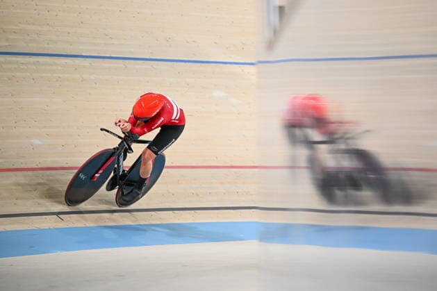 2026 UEC Track Elite European Championships Picture by Olly Hassell SWpix.com - 04 02 2026 - Cycling - 2026 UEC Track Elite European Championships - Konya Velodrome, Konya, Türkiye - Women s Individual Pursuit Qualifying - Ellen Hojlund Klinge (Denmark) Copyright: x xSWpix.comx(t axPhotographyxHubxLtd)xOllyxHassell SWpix.comx SWP-3177-0766