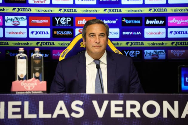 Foto IPP Emanuele Pennacchio Verona 04 02 2026 Hellas Verona stagione 2025-2026 Conferenza Stampa Presidente Italo Zanzi Nella foto talo Zanzi presidente Hellas Verona italyphotopress world copyright Verona italy Italia ITALY  Copyright: xR4924_italyphotopressx