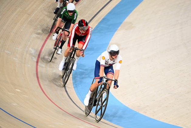 2026 UEC Track Elite European Championships Picture by Olly Hassell SWpix.com - 04 02 2026 - Cycling - 2026 UEC Track Elite European Championships - Konya Velodrome, Konya, Türkiye - Men s Omnium Qualifying - Henry Hobbs (Great Britain) Copyright: x xSWpix.comx(t axPhotographyxHubxLtd)xOllyxHassell SWpix.comx SWP-3177-0769