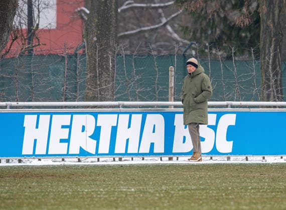 Soccer, Men, Season 2025 26, 2 Bundesliga, Hertha BSC, Training, Managing Director Dr Peter Görlich Hertha BSC , 04 02 2026, Copyright: xSebastianxRäppold MatthiasxKochx