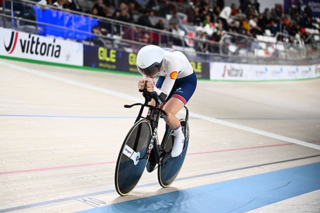 2026 UEC Track Elite European Championships Picture by Olly Hassell SWpix.com - 04 02 2026 - Cycling - 2026 UEC Track Elite European Championships - Konya Velodrome, Konya, Türkiye - Women™s Individual Pursuit - For Gold - Josie Knight (Great Britain) Konya Konya Velodrome Türkiye Copyright: x xSWpix.comx(t axPhotographyxHubxLtd)xOllyxHassell SWpix.comx SWP-3177-0834