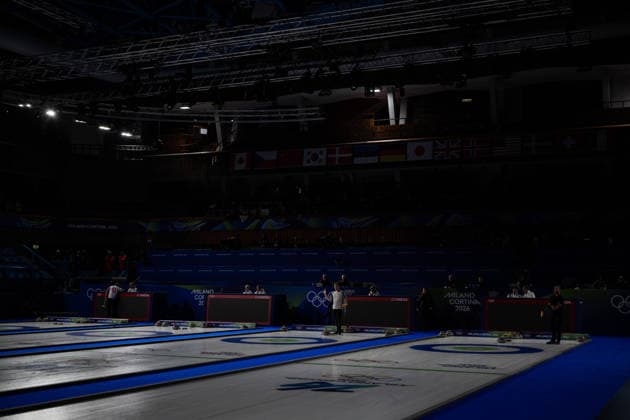 260204 Rasmus Wrana of Sweden during a break in the game due to an electric outage in a round robin mixed doubles curling match between Sweden and South Korea during day -2 of the 2026 Winter Olympics on February 4, 2026 in Cortina. Photo: Mathias Bergeld BILDBYRAN kod MB MB1305 curling Olympic Games, Olympische Spiele, Olympia, OS olympics winter olympics os ol olympiska spel vinter-os olympiske leker milano cortina 2026 milan cortina 2026 milano cortina 2026 olympic games milano cortina 2026 winter olympic games milano cortina-os milano cortina-ol vinter-ol -2 bbeng round robin *** 260204 Rasmus Wrana of Sweden during a break in the game due to an electric outage in a round robin mixed doubles curling match between Sweden and South Korea during day 2 of the 2026 Winter Olympics on February 4, 2026 in Cortina Photo Mathias Bergeld BILDBYRAN kod MB MB1305 curling olympic games olympics winter olympics os ol olympiska spel vinter os olympiske leker milano cortina 2026 milan cortina 2026 milano cortina 2026 olympic games milano cortina 2026 winter olympic games milano cortina os milano cortina ol vinter ol 2 bbeng round robin  Copyright: MATHIASxBERGELD BB260204MB079