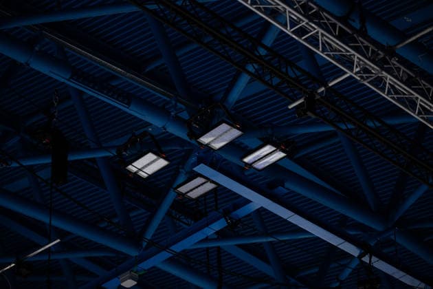 260204 Lights during a break due to an electric outage in a round robin mixed doubles curling match between Sweden and South Korea during day -2 of the 2026 Winter Olympics on February 4, 2026 in Cortina. Photo: Mathias Bergeld BILDBYRAN kod MB MB1305 curling Olympic Games, Olympische Spiele, Olympia, OS olympics winter olympics os ol olympiska spel vinter-os olympiske leker milano cortina 2026 milan cortina 2026 milano cortina 2026 olympic games milano cortina 2026 winter olympic games milano cortina-os milano cortina-ol vinter-ol -2 bbeng round robin *** 260204 Lights during a break due to an electric outage in a round robin mixed doubles curling match between Sweden and South Korea during day 2 of the 2026 Winter Olympics on February 4, 2026 in Cortina Photo Mathias Bergeld BILDBYRAN kod MB MB1305 curling olympic games olympics winter olympics os ol olympiska spel vinter os olympiske leker milano cortina 2026 milan cortina 2026 milano cortina 2026 olympic games milano cortina 2026 winter olympic games milano cortina os milano cortina ol vinter ol 2 bbeng round robin  Copyright: MATHIASxBERGELD BB260204MB081