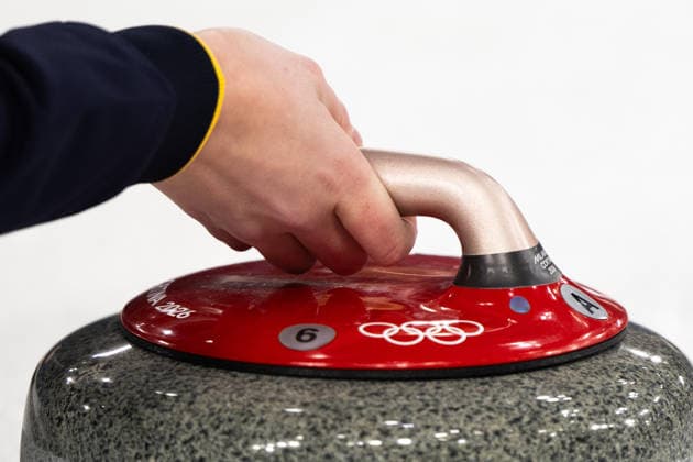 260204 A curling stone during a round robin mixed doubles curling match between Sweden and South Korea during day -2 of the 2026 Winter Olympics on February 4, 2026 in Cortina. Photo: Mathias Bergeld BILDBYRAN kod MB MB1305 curling Olympic Games, Olympische Spiele, Olympia, OS olympics winter olympics os ol olympiska spel vinter-os olympiske leker milano cortina 2026 milan cortina 2026 milano cortina 2026 olympic games milano cortina 2026 winter olympic games milano cortina-os milano cortina-ol vinter-ol -2 bbeng round robin *** 260204 A curling stone during a round robin mixed doubles curling match between Sweden and South Korea during day 2 of the 2026 Winter Olympics on February 4, 2026 in Cortina Photo Mathias Bergeld BILDBYRAN code MB MB1305 curling olympic games olympics winter olympics os ol olympiska spel vinter os olympiske leker milano cortina 2026 milan cortina 2026 milano cortina 2026 olympic games milano cortina 2026 winter olympic games milano cortina os milano cortina ol vinter ol 2 bbeng round robin  Copyright: MATHIASxBERGELD BB260204MB091