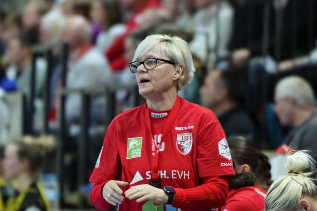 Coach Ines Seidler Halle , SV Union Halle Neustadt vs Borussia Dortmund, Alsco Handball Bundesliga Women, Season 2025 26, 16 Matchday, 04 02 2026 Halle SWH Arena Sachsen Anhalt Germany