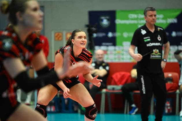 Amanda Siksna Dresdner SC, 11 Dresdner SC vs Ankara Zeren Spor Kuluebue, CEV Volleyball Champions League, Season 2025 2026, 04 02 2026 Dresdner SC vs Ankara Zeren Spor Kuluebue, CEV Volleyball Champions League, Season 2025 2026, 04 02 2026 Dresden Copyright: xEibner-Pressefoto xHoepnerx EP_PHR