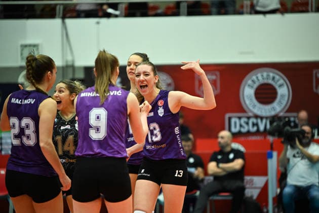 Janset Cemre Erkul Ankara Zeren Spor Kuluebue, 13 Dresdner SC vs Ankara Zeren Spor Kuluebue, CEV Volleyball Champions League, 2025 2026 season, 04 02 2026 Dresdner SC vs Ankara Zeren Spor Kuluebue, CEV Volleyball Champions League, 2025 2026 season, 04 02 2026 Dresden Copyright: xEibner-Pressefoto xHoepnerx EP_PHR