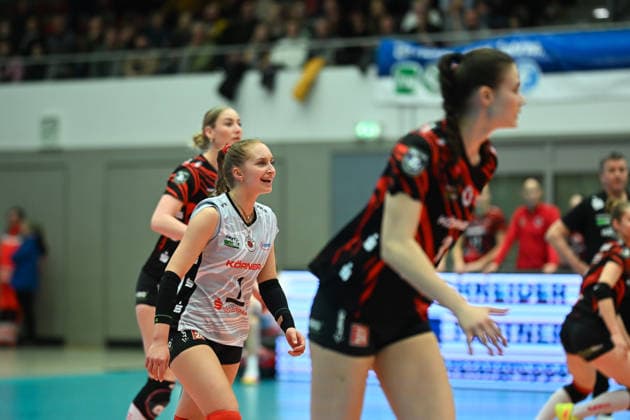 Patricia Nestler Dresdner SC, 1 Dresdner SC vs Ankara Zeren Spor Kuluebue, CEV Volleyball Champions League, 2025 2026 season, 04 02 2026 Dresdner SC vs Ankara Zeren Spor Kuluebue, CEV Volleyball Champions League, 2025 2026 season, 04 02 2026 Dresden Copyright: xEibner-Pressefoto xHoepnerx EP_PHR