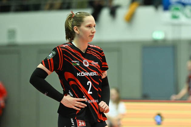 Larissa Winter Dresdner SC, 2 Dresdner SC vs Ankara Zeren Spor Kuluebue, CEV Volleyball Champions League, 2025 2026 season, 04 02 2026 Dresdner SC vs Ankara Zeren Spor Kuluebue, CEV Volleyball Champions League, 2025 2026 season, 04 02 2026 Dresden Copyright: xEibner-Pressefoto xHoepnerx EP_PHR