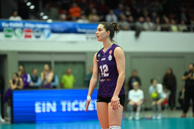 Svetlana Gatina Ankara Zeren Spor Kuluebue, 12 Dresdner SC vs Ankara Zeren Spor Kuluebue, CEV Volleyball Champions League, 2025 2026 season, 04 02 2026 Dresdner SC vs Ankara Zeren Spor Kuluebue, CEV Volleyball Champions League, 2025 2026 season, 04 02 2026 Dresden Copyright: xEibner-Pressefoto xHoepnerx EP_PHR