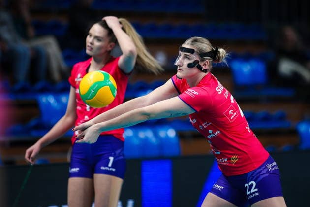 2026.02.04 Rzeszow Siatkowka, Liga Mistrzyn 2026 DevelopRes Rzeszow - SSC Palmberg Schwerin N z Oliwia Sieradzka Foto Marta Badowska PressFocus 2026.02.04 Rzeszow Volleyball, CEV Champions League Volley 2026 Women Oliwia Sieradzka Credit: Marta Badowska PressFocus NEWSPIX.PL --- newspix.pl POLAND OUT! 