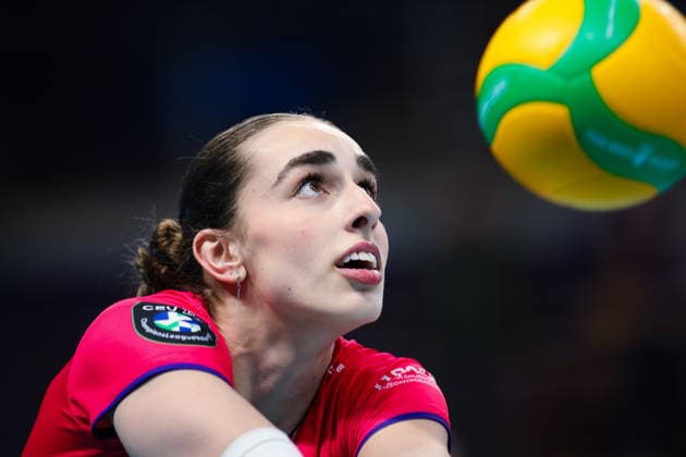 2026.02.04 Rzeszow Siatkowka, Liga Mistrzyn 2026 DevelopRes Rzeszow - SSC Palmberg Schwerin N z Laura Jansen Foto Marta Badowska PressFocus 2026.02.04 Rzeszow Volleyball, CEV Champions League Volley 2026 Women Laura Jansen Credit: Marta Badowska PressFocus NEWSPIX.PL --- newspix.pl POLAND OUT! 