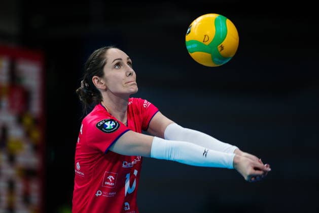 2026.02.04 Rzeszow Siatkowka, Liga Mistrzyn 2026 DevelopRes Rzeszow - SSC Palmberg Schwerin N z Katarzyna Wenerska Foto Marta Badowska PressFocus 2026.02.04 Rzeszow Volleyball, CEV Champions League Volley 2026 Women Katarzyna Wenerska Credit: Marta Badowska PressFocus NEWSPIX.PL --- newspix.pl POLAND OUT! 