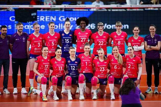 2026.02.04 Rzeszow Siatkowka, Liga Mistrzyn 2026 DevelopRes Rzeszow - SSC Palmberg Schwerin N z Developres Rzeszow Foto Marta Badowska PressFocus 2026.02.04 Rzeszow Volleyball, CEV Champions League Volley 2026 Women Developres Rzeszow Credit: Marta Badowska PressFocus NEWSPIX.PL --- newspix.pl POLAND OUT! 