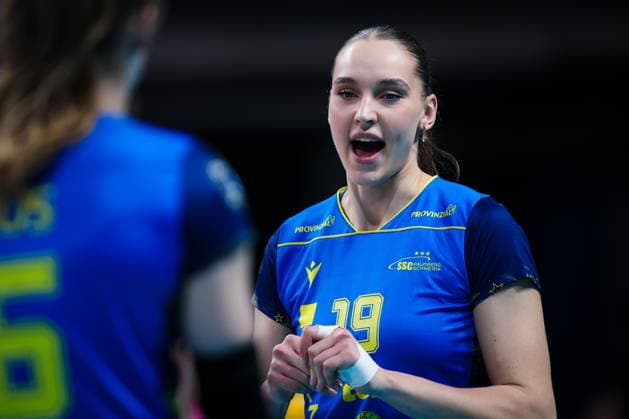 2026.02.04 Rzeszow Siatkowka, Liga Mistrzyn 2026 DevelopRes Rzeszow - SSC Palmberg Schwerin N z Anna Artyshuk Foto Marta Badowska PressFocus 2026.02.04 Rzeszow Volleyball, CEV Champions League Volley 2026 Women Anna Artyshuk Credit: Marta Badowska PressFocus NEWSPIX.PL --- newspix.pl POLAND OUT! 