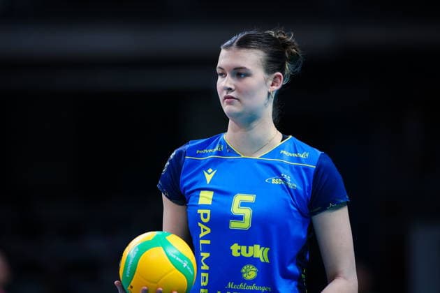 2026.02.04 Rzeszow Siatkowka, Liga Mistrzyn 2026 DevelopRes Rzeszow - SSC Palmberg Schwerin N z Suus Gerritsen Foto Marta Badowska PressFocus 2026.02.04 Rzeszow Volleyball, CEV Champions League Volley 2026 Women Suus Gerritsen Credit: Marta Badowska PressFocus NEWSPIX.PL --- newspix.pl POLAND OUT! 