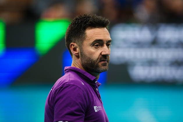 2026.02.04 Rzeszow Siatkowka, Liga Mistrzyn 2026 DevelopRes Rzeszow - SSC Palmberg Schwerin N z Cesar Hernandez Gonzalez Foto Marta Badowska PressFocus 2026.02.04 Rzeszow Volleyball, CEV Champions League Volley 2026 Women Cesar Hernandez Gonzalez Credit: Marta Badowska PressFocus NEWSPIX.PL --- newspix.pl POLAND OUT! 