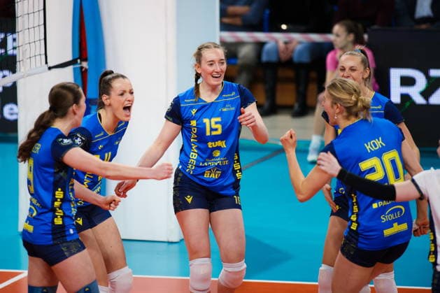 2026.02.04 Rzeszow Siatkowka, Liga Mistrzyn 2026 DevelopRes Rzeszow - SSC Palmberg Schwerin N z Mia Kirchhoff Foto Marta Badowska PressFocus 2026.02.04 Rzeszow Volleyball, CEV Champions League Volley 2026 Women Mia Kirchhoff Credit: Marta Badowska PressFocus NEWSPIX.PL --- newspix.pl POLAND OUT! 