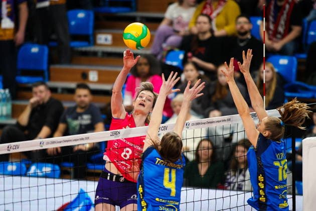 2026.02.04 Rzeszow Siatkowka, Liga Mistrzyn 2026 DevelopRes Rzeszow - SSC Palmberg Schwerin N z Julita Piasecka Foto Marta Badowska PressFocus 2026.02.04 Rzeszow Volleyball, CEV Champions League Volley 2026 Women Julita Piasecka Credit: Marta Badowska PressFocus NEWSPIX.PL --- newspix.pl POLAND OUT! 