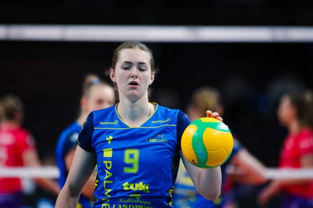 2026.02.04 Rzeszow Siatkowka, Liga Mistrzyn 2026 DevelopRes Rzeszow - SSC Palmberg Schwerin N z Leana Grozer Foto Marta Badowska PressFocus 2026.02.04 Rzeszow Volleyball, CEV Champions League Volley 2026 Women Leana Grozer Credit: Marta Badowska PressFocus NEWSPIX.PL --- newspix.pl POLAND OUT! 