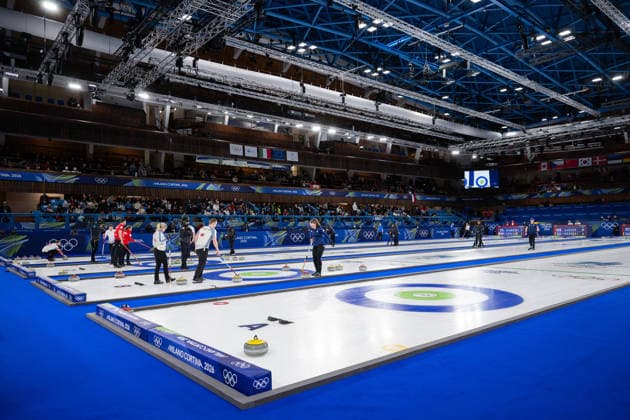 260204 The Norwegian team compete in a round robin mixed doubles curling match between Great Britain and Norway during day -2 of the 2026 Winter Olympics on February 4, 2026 in Cortina. Photo: Mathias Bergeld BILDBYRAN kod MB MB1305 curling Olympic Games, Olympische Spiele, Olympia, OS olympics winter olympics os ol olympiska spel vinter-os olympiske leker milano cortina 2026 milan cortina 2026 milano cortina 2026 olympic games milano cortina 2026 winter olympic games milano cortina-os milano cortina-ol vinter-ol -2 bbeng round robin *** 260204 The Norwegian team compete in a round robin mixed doubles curling match between Great Britain and Norway during day 2 of the 2026 Winter Olympics on February 4, 2026 in Cortina Photo Mathias Bergeld BILDBYRAN kod MB MB1305 curling olympic games olympics winter olympics os ol olympiska spel vinter os olympiske leker milano cortina 2026 milan cortina 2026 milano cortina 2026 olympic games milano cortina 2026 winter olympic games milano cortina os milano cortina ol vinter ol 2 bbeng round robin  Copyright: MATHIASxBERGELD BB260204MB123