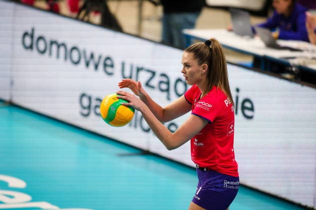 2026.02.04 Rzeszow Siatkowka, Liga Mistrzyn 2026 DevelopRes Rzeszow - SSC Palmberg Schwerin N z Dominika Pierzchala Foto Marta Badowska PressFocus 2026.02.04 Rzeszow Volleyball, CEV Champions League Volley 2026 Women Dominika Pierzchala Credit: Marta Badowska PressFocus NEWSPIX.PL --- newspix.pl POLAND OUT! 