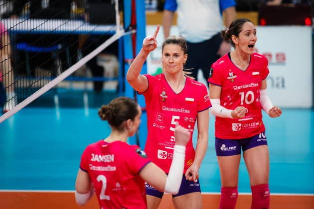 2026.02.04 Rzeszow Siatkowka, Liga Mistrzyn 2026 DevelopRes Rzeszow - SSC Palmberg Schwerin N z Laura Heyrman Foto Marta Badowska PressFocus 2026.02.04 Rzeszow Volleyball, CEV Champions League Volley 2026 Women Laura Heyrman Credit: Marta Badowska PressFocus NEWSPIX.PL --- newspix.pl POLAND OUT! 