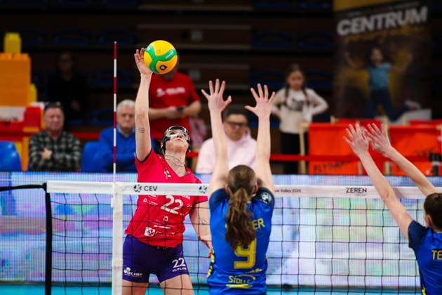 2026.02.04 Rzeszow Siatkowka, Liga Mistrzyn 2026 DevelopRes Rzeszow - SSC Palmberg Schwerin N z Oliwia Sieradzka Foto Marta Badowska PressFocus 2026.02.04 Rzeszow Volleyball, CEV Champions League Volley 2026 Women Oliwia Sieradzka Credit: Marta Badowska PressFocus NEWSPIX.PL --- newspix.pl POLAND OUT! 