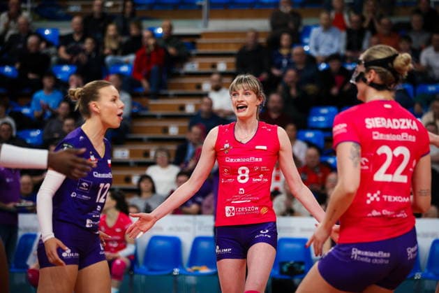 2026.02.04 Rzeszow Siatkowka, Liga Mistrzyn 2026 DevelopRes Rzeszow - SSC Palmberg Schwerin N z Julita Piasecka Foto Marta Badowska PressFocus 2026.02.04 Rzeszow Volleyball, CEV Champions League Volley 2026 Women Julita Piasecka Credit: Marta Badowska PressFocus NEWSPIX.PL --- newspix.pl POLAND OUT! 