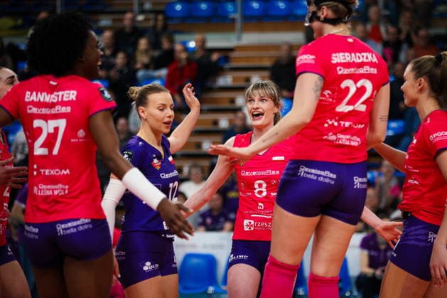 2026.02.04 Rzeszow Siatkowka, Liga Mistrzyn 2026 DevelopRes Rzeszow - SSC Palmberg Schwerin N z Julita Piasecka Foto Marta Badowska PressFocus 2026.02.04 Rzeszow Volleyball, CEV Champions League Volley 2026 Women Julita Piasecka Credit: Marta Badowska PressFocus NEWSPIX.PL --- newspix.pl POLAND OUT! 