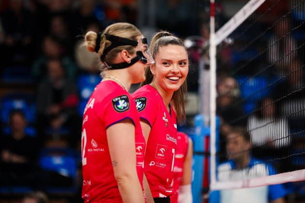 2026.02.04 Rzeszow Siatkowka, Liga Mistrzyn 2026 DevelopRes Rzeszow - SSC Palmberg Schwerin N z Dominika Pierzchala Foto Marta Badowska PressFocus 2026.02.04 Rzeszow Volleyball, CEV Champions League Volley 2026 Women Dominika Pierzchala Credit: Marta Badowska PressFocus NEWSPIX.PL --- newspix.pl POLAND OUT! 