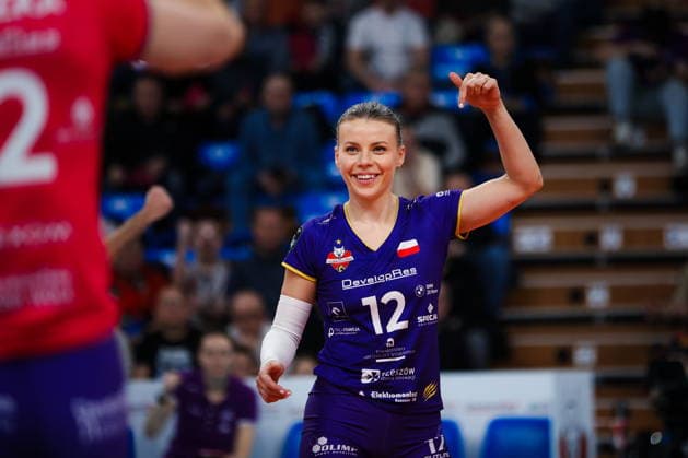 2026.02.04 Rzeszow Siatkowka, Liga Mistrzyn 2026 DevelopRes Rzeszow - SSC Palmberg Schwerin N z Aleksandra Szczyglowska Foto Marta Badowska PressFocus 2026.02.04 Rzeszow Volleyball, CEV Champions League Volley 2026 Women Aleksandra Szczyglowska Credit: Marta Badowska PressFocus NEWSPIX.PL --- newspix.pl POLAND OUT! 