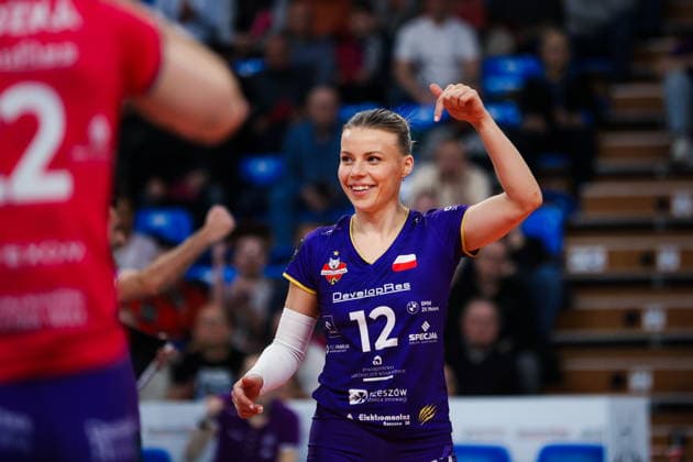 2026.02.04 Rzeszow Siatkowka, Liga Mistrzyn 2026 DevelopRes Rzeszow - SSC Palmberg Schwerin N z Aleksandra Szczyglowska Foto Marta Badowska PressFocus 2026.02.04 Rzeszow Volleyball, CEV Champions League Volley 2026 Women Aleksandra Szczyglowska Credit: Marta Badowska PressFocus NEWSPIX.PL --- newspix.pl POLAND OUT! 