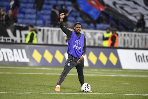 Football : Olympique lyonnais vs Stade LAVAL- French Cup - 04 02 2026 Endrick of Lyon during the French Cup match between Olympique Lyonnais and Stade LAVAL at Groupama Stadium Decines Charpieu Lyon on February 04 2026 , France LYONFrance  Copyright: xMouradxALLILIx