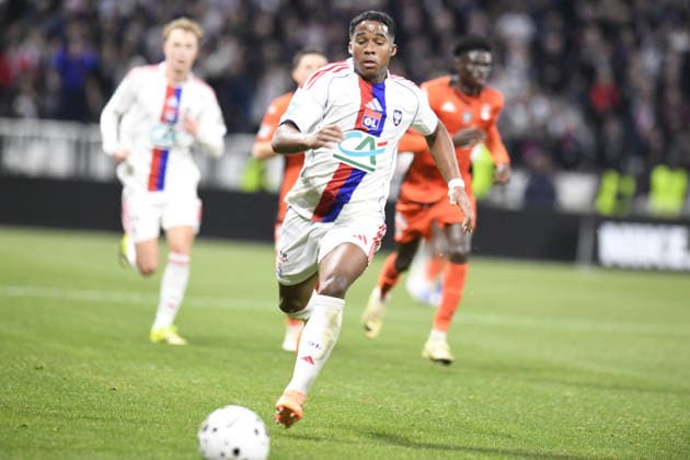 Football : Olympique lyonnais vs Stade LAVAL- French Cup - 04 02 2026 Endrick of Lyon during the French Cup match between Olympique Lyonnais and Stade LAVAL at Groupama Stadium Decines Charpieu Lyon on February 04 2026 , France LYONFrance  Copyright: xMouradxALLILIx