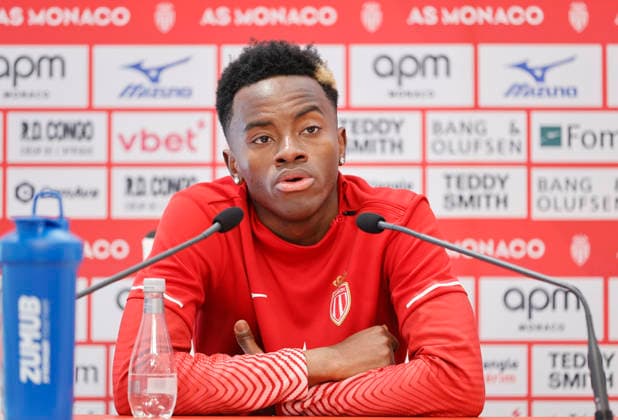 La Turbie, France February 04, 2026 RC Strasbourg Alsace AS Monaco Press Conference at the Headquarter with Simon Adingra Mandoga Media Germany RC Strasbourg Alsace AS Monaco