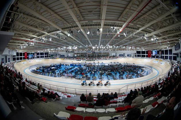 2026 UEC Track Elite European Championships, Konya (TUR) - Day 4 Pictured during day 4 of the 2026 UEC Track Elite European Championships in Konya, Turkey, on February 4, 2026. The European Championships take place from February 1 to February 5, 2026. Konya Turkey  Copyright: xFilipxBezdÄ›kx originalFilename:bezdek-notitle260204_npqob.jpg