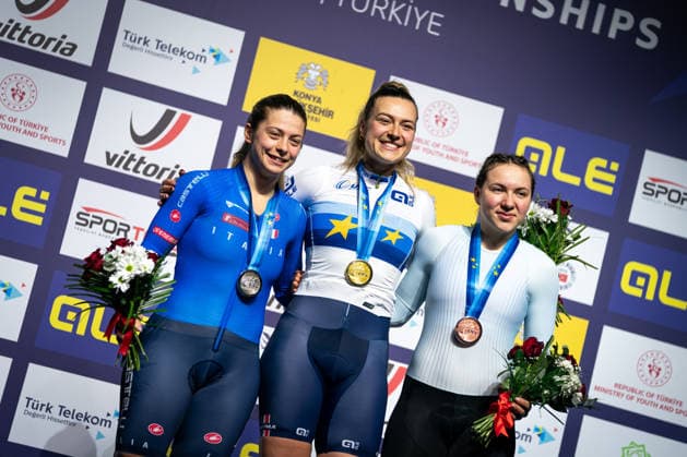 2026 UEC Track Elite European Championships, Konya (TUR) - Day 4 Pictured during day 4 of the 2026 UEC Track Elite European Championships in Konya, Turkey, on February 4, 2026. The European Championships take place from February 1 to February 5, 2026. Konya Turkey  Copyright: xFilipxBezdÄ›kx originalFilename:bezdek-notitle260204_npSr4.jpg