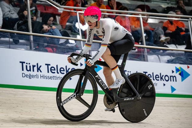 REIßNER Lena Charlotte UEC Track Cycling European Championships Konya 2026 REIßNER Lena Charlotte GER Germany Landscape horizontal Landscape Event Event UEC Track Cycling European Championships 2026 Category Category Cycling Track Cycling European Championships Location Location Asia Türkiye Konya Discipline Points Race Category Elite Women Distance 25 km Date Date 04 02 2026 Wednesday Day 4