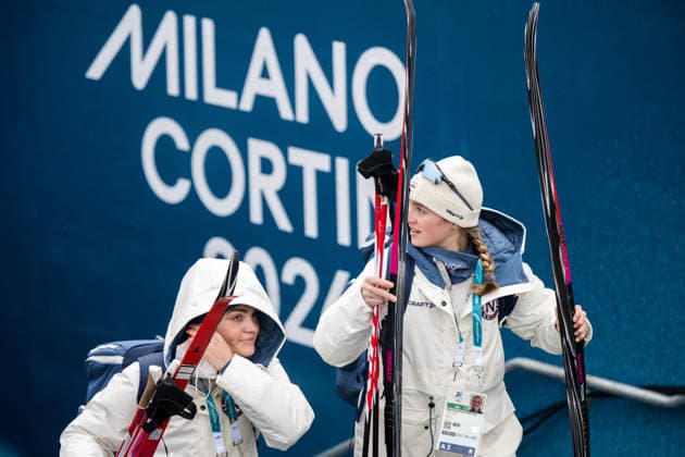 260205 Ingrid Bergene Aabrekk and Milla Grosberghaugen Andreassen of Norway at a Cross-Country Skiing training session during day -1 of the 2026 Winter Olympics on February 5, 2026 in Val di Fiemme. Photo: Maxim Thore BILDBYRAN kod MT MT0953 skidor cross-country skiing langrenn Olympic Games, Olympische Spiele, Olympia, OS olympics winter olympics os ol olympiska spel vinter-os olympiske leker milano cortina 2026 milan cortina 2026 milano cortina 2026 olympic games milano cortina 2026 winter olympic games milano cortina-os milano cortina-ol vinter-ol -1 bbeng träning training norge *** 260205 Ingrid Bergene Aabrekk and Milla Grosberghaugen Andreassen of Norway at a Cross Country Skiing training session during day 1 of the 2026 Winter Olympics on February 5, 2026 in Val di Fiemme Photo Maxim Thore BILDBYRAN kod MT MT0953 skidor cross country skiing langrenn olympic games olympics winter olympics os ol olympiska spel vinter os olympiske leker milano cortina 2026 milan cortina 2026 milano cortina 2026 olympic games milano cortina 2026 winter olympic games milano cortina os milano cortina ol vinter ol 1 bbeng träning training norge  Copyright: MAXIMxTHORE BB260205MT004
