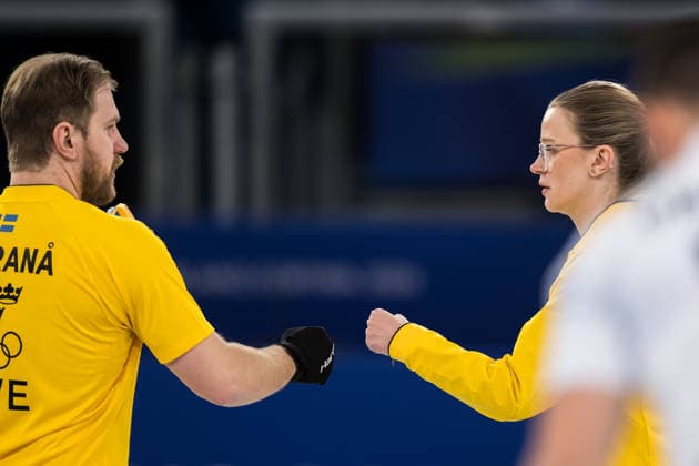 260205 Rasmus Wrana and Isabelle Wrana of Sweden compete in a round robin mixed doubles curling match between Czech Republic and Sweden during day -1 of the 2026 Winter Olympics on February 5, 2026 in Cortina. Photo: Mathias Bergeld BILDBYRAN kod MB MB1306 curling Olympic Games, Olympische Spiele, Olympia, OS olympics winter olympics os ol olympiska spel vinter-os olympiske leker milano cortina 2026 milan cortina 2026 milano cortina 2026 olympic games milano cortina 2026 winter olympic games milano cortina-os milano cortina-ol vinter-ol -1 bbeng sverige *** 260205 Rasmus Wrana and Isabelle Wrana of Sweden compete in a round robin mixed doubles curling match between Czech Republic and Sweden during day 1 of the 2026 Winter Olympics on February 5, 2026 in Cortina Photo Mathias Bergeld BILDBYRAN kod MB MB1306 curling olympic games olympics winter olympics os ol olympiska spel vinter os olympiske leker milano cortina 2026 milan cortina 2026 milano cortina 2026 olympic games milano cortina 2026 winter olympic games milano cortina os milano cortina ol vinter ol 1 bbeng sverige  Copyright: MATHIASxBERGELD BB260205MB004