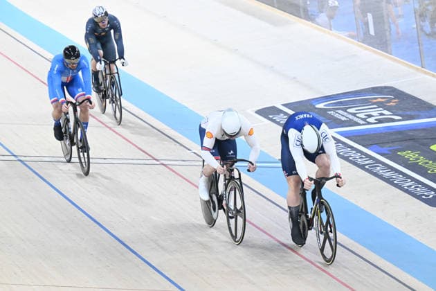 05-02-2026 European Championships Elite Track; Giornata 05; 2026, France; 2026, Great Britain; Derache, Tom; Ledingham Horn, Harry; Konya - Velodrom; 