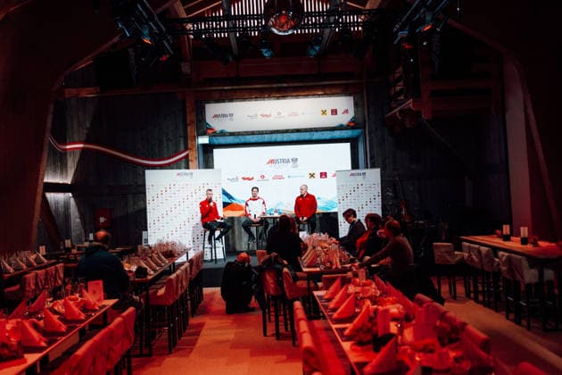 OLYMPICS - Winter Olympic Games, Olympische Spiele, Olympia, OS Milano Cortina 2026 CORTINA D AMPEZZO,ITALY,05.FEB.26 - OLYMPICS - Winter Olympic Games Milano Cortina 2026, media opening Austria House, preview. Image shows an overview of the event.  GEPAxpictures xAlexanderxSolc