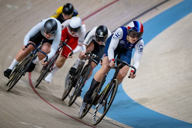 GROS Mathilde, SEREMAK Nikola, LOHVINIUK Oleksandra, LYSENKO Alina, SCHNEIDER Clara UEC Track Cycling European Championships Konya 2026 GROS Mathilde FRA France SEREMAK Nikola POL Poland LOHVINIUK Oleksandra UKR Ukraine LYSENKO Alina RUS Russia SCHNEIDER Clara GER Germany Landscape horizontal Landscape Event Event UEC Track Cycling European Championships 2026 Category Category Cycling Track Cycling European Championships Location Location Asia Türkiye Konya Discipline Keirin Category Elite Women Distance m Date Date 05 02 2026 Thursday Day 5