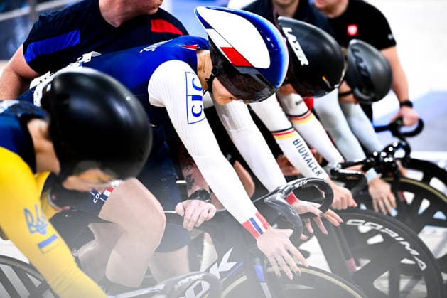 2026 UEC Track Elite European Championships Picture by Olly Hassell SWpix.com - 04 02 2026 - Cycling - 2026 UEC Track Elite European Championships - Konya Velodrome, Konya, Türkiye - Women s Keirin First Round - Mathilde Gros (France) Copyright: x xSWpix.comx(t axPhotographyxHubxLtd)xOllyxHassell SWpix.comx SWP-3177-0964