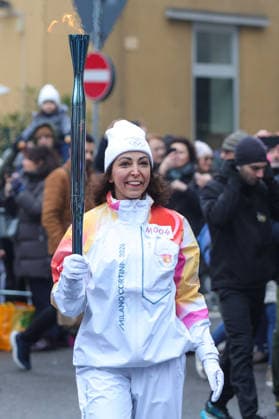 Milano Cortina 2026 - XXV Olympic Winter games, Winterspiele,Spiele, Summer games Sesto San Giovanni (MI) - Italy Thursday , February 5 , 2026 Journey of the Olympic Flame Milano Cortina 2026 to Milan  Copyright: xSergioxBisi IPAxSportx xipa-agency.netx xx IPA_70989023 IPA_Agency_IPA70989023
