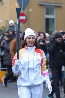 GIOCHI OLIMPICI - Olimpiadi Invernali Milano-Cortina 2026 - Olympic Flame Passage Milano Cortina 2026 - XXV Olympic Winter games, Winterspiele,Spiele, Summer games Sesto San Giovanni (MI) - Italy Thursday , February 5 , 2026 Journey of the Olympic Flame Milano Cortina 2026 to Milan Cortina D Ampezzo Italy  Copyright: xIPAxSport ABACAx