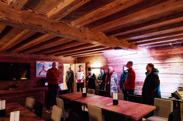 OLYMPICS - Winter Olympic Games, Olympische Spiele, Olympia, OS Milano Cortina 2026 CORTINA D AMPEZZO,ITALY,05.FEB.26 - OLYMPICS - Winter Olympic Games Milano Cortina 2026, media opening Austria House, preview. Image shows participants.  GEPAxpictures xAlexanderxSolc