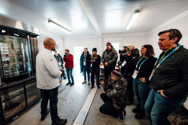 OLYMPICS - Winter Olympic Games, Olympische Spiele, Olympia, OS Milano Cortina 2026 CORTINA D AMPEZZO,ITALY,05.FEB.26 - OLYMPICS - Winter Olympic Games Milano Cortina 2026, media opening Austria House, preview. Image shows participants.  GEPAxpictures xAlexanderxSolc